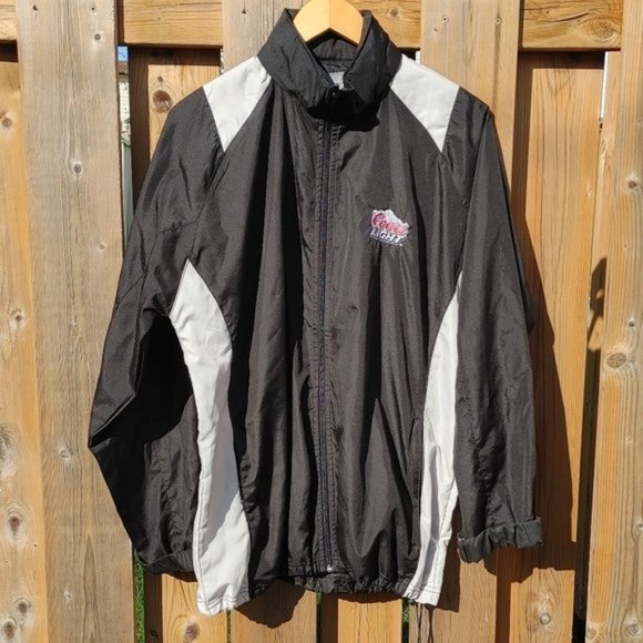 COORS LIGHT Windbreaker Jacket Men s Large Jacket - Picture 2 of 9